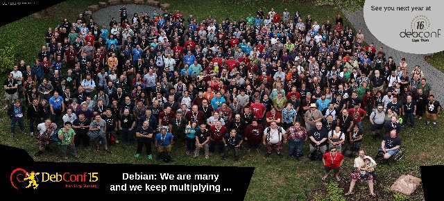 Foto dalla DebConf 15