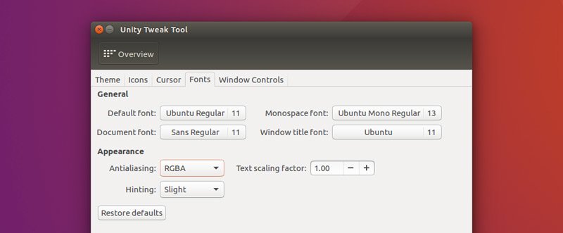 ubuntu font