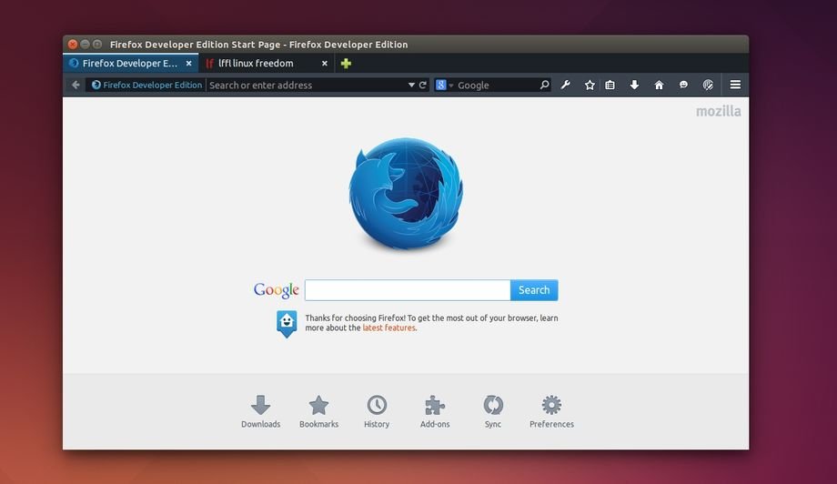 firefox developer edition