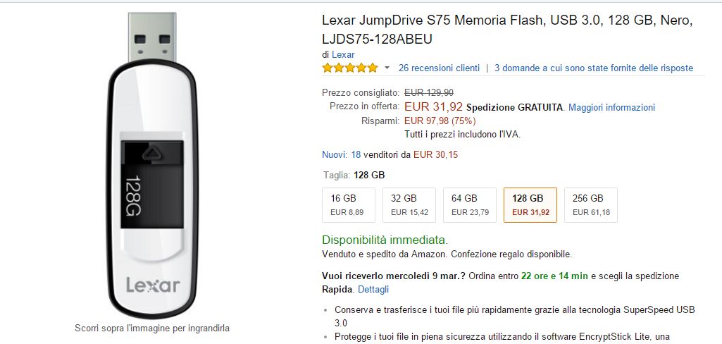 Lexar JumpDrive S75