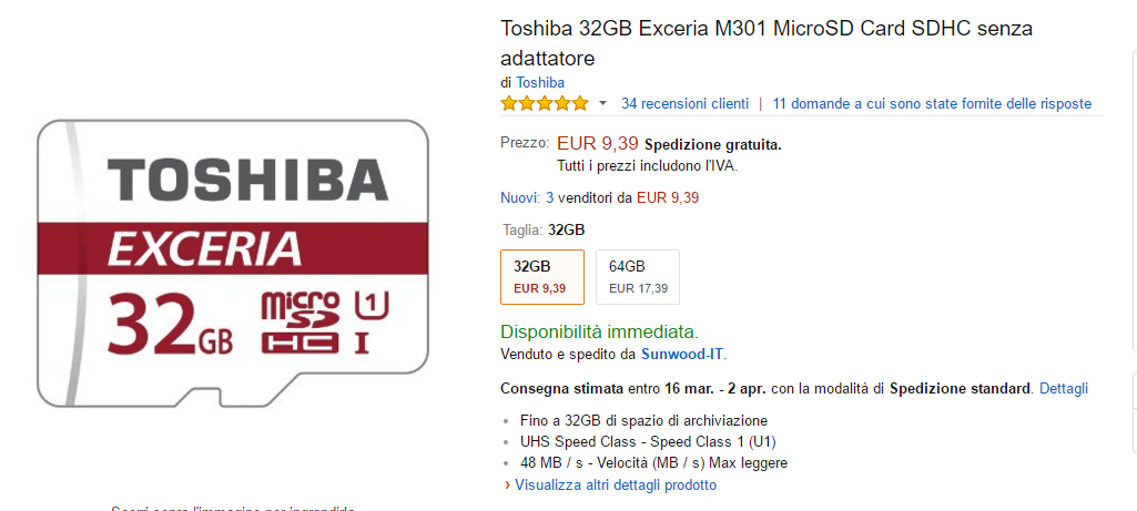 Toshiba Exceria