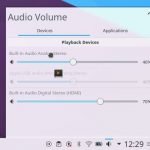 KDE Plasma 5.7 - Volume control