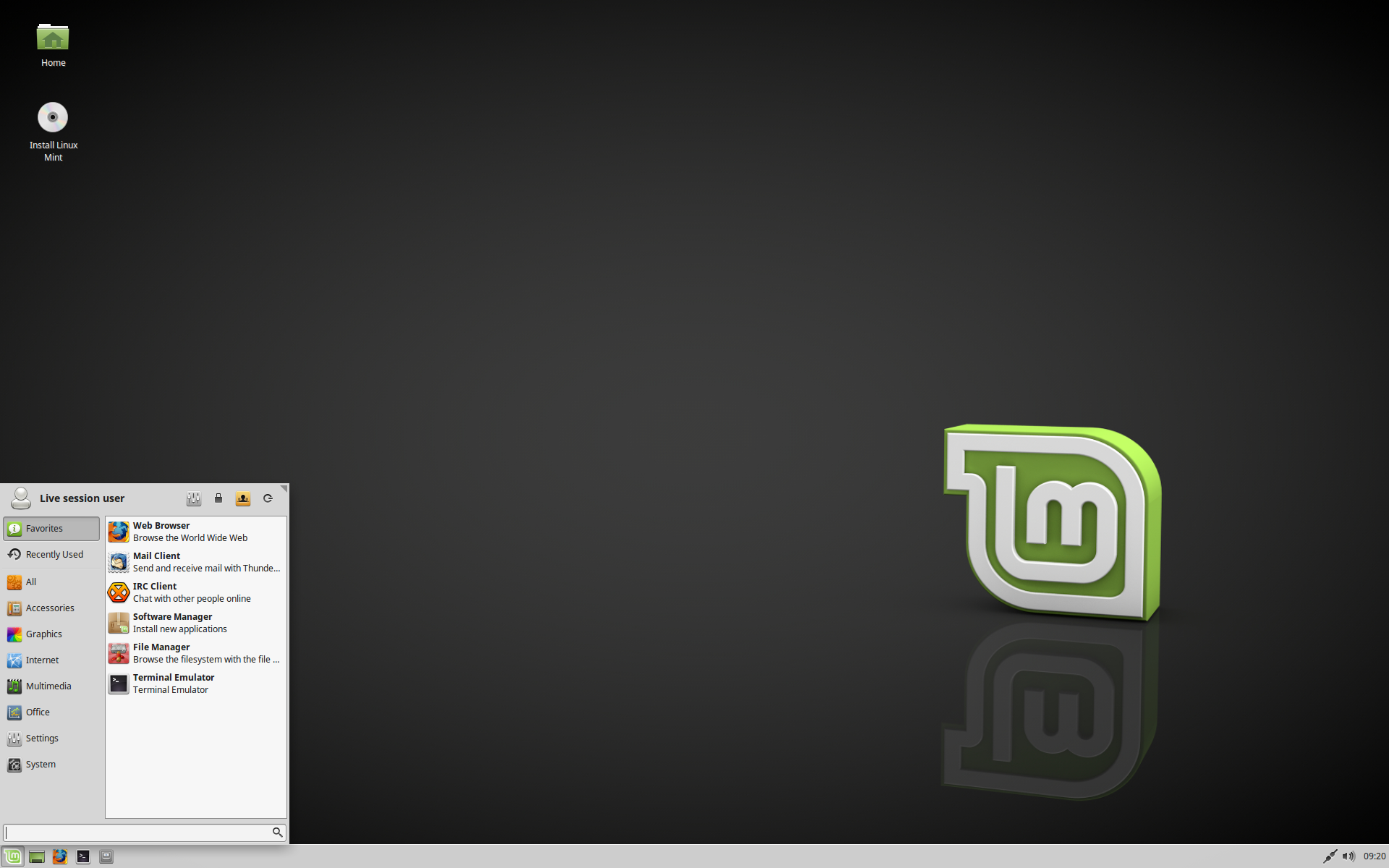 xfce- linux mint 18 beta