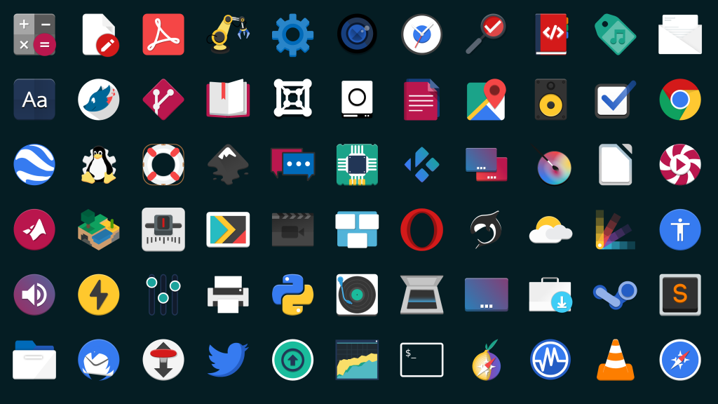 flat remix icon-theme