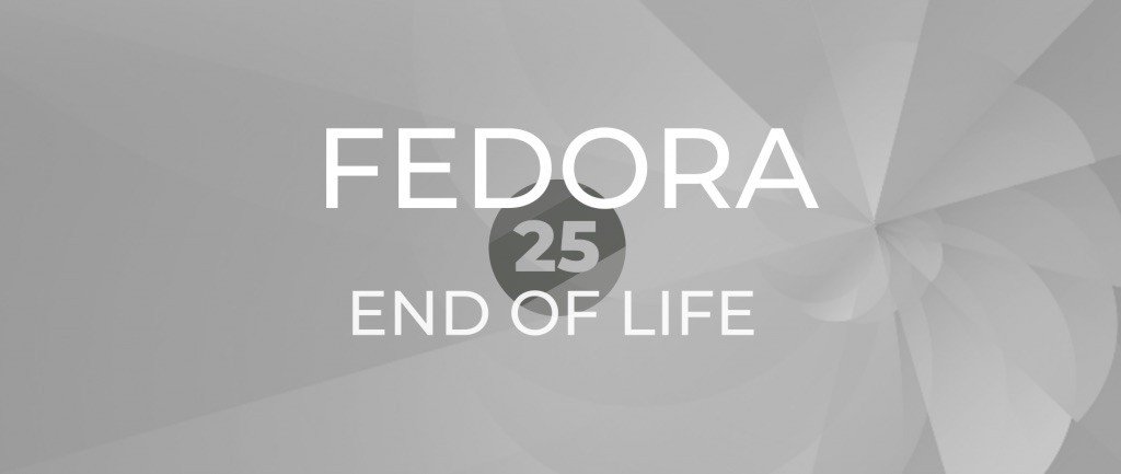 fedora 25 eol