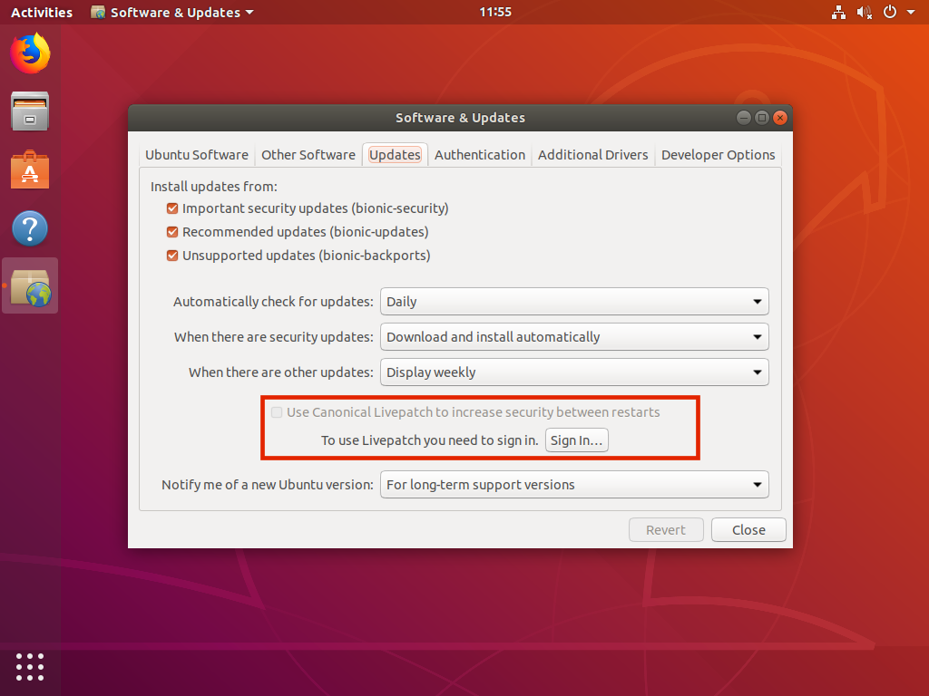 canonical kernel live patch