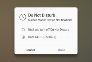 do not disturb gsconnect