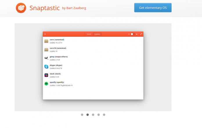snaptastic snap app elementary os