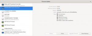 gnome firmware updater