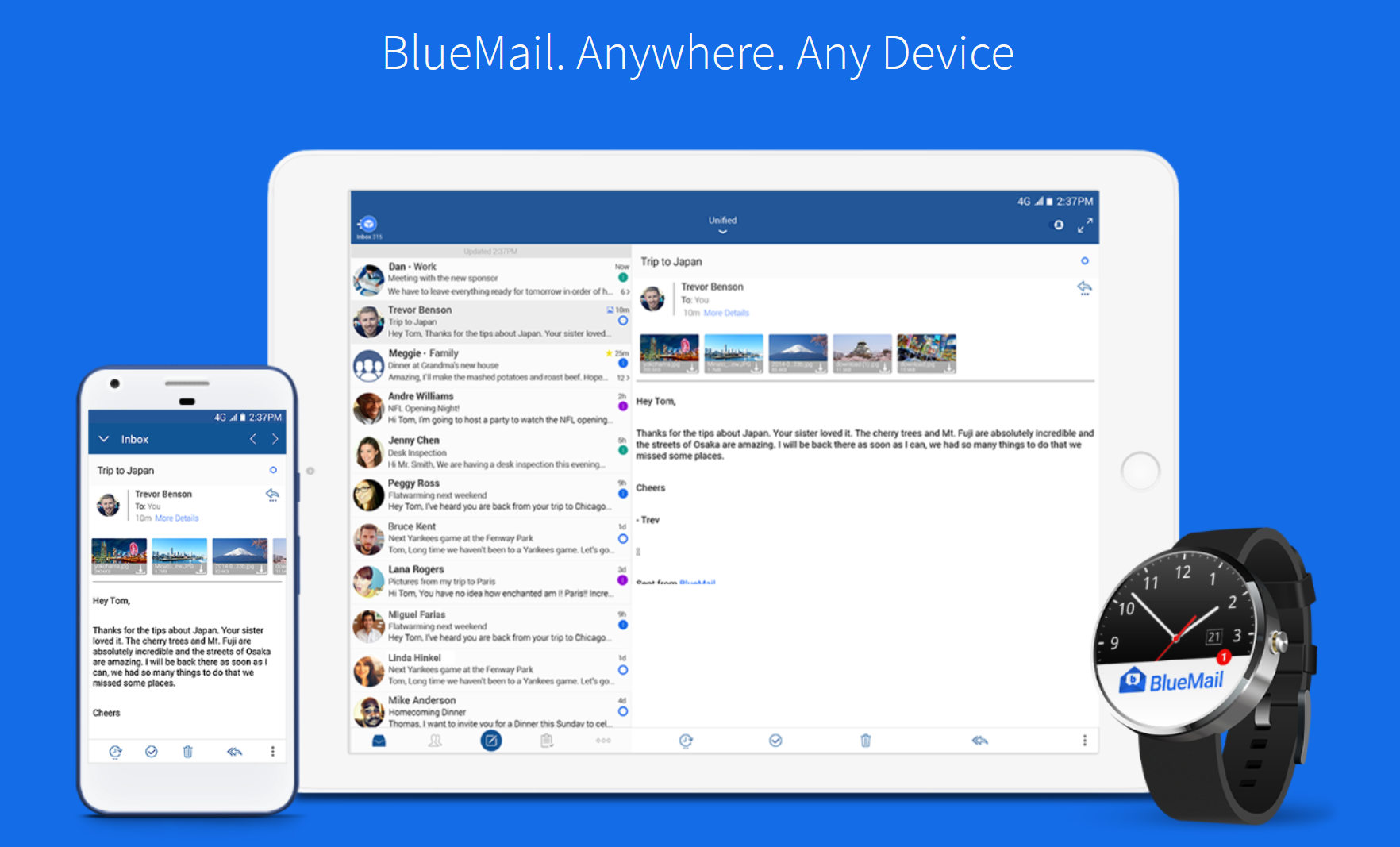 bluemail email client linux