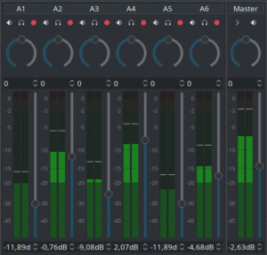 kdenlive 19.12 mixer audio