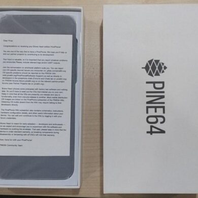 pinephone pine64 packaging