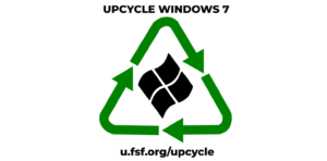 upcycle windows 7 free software foundation