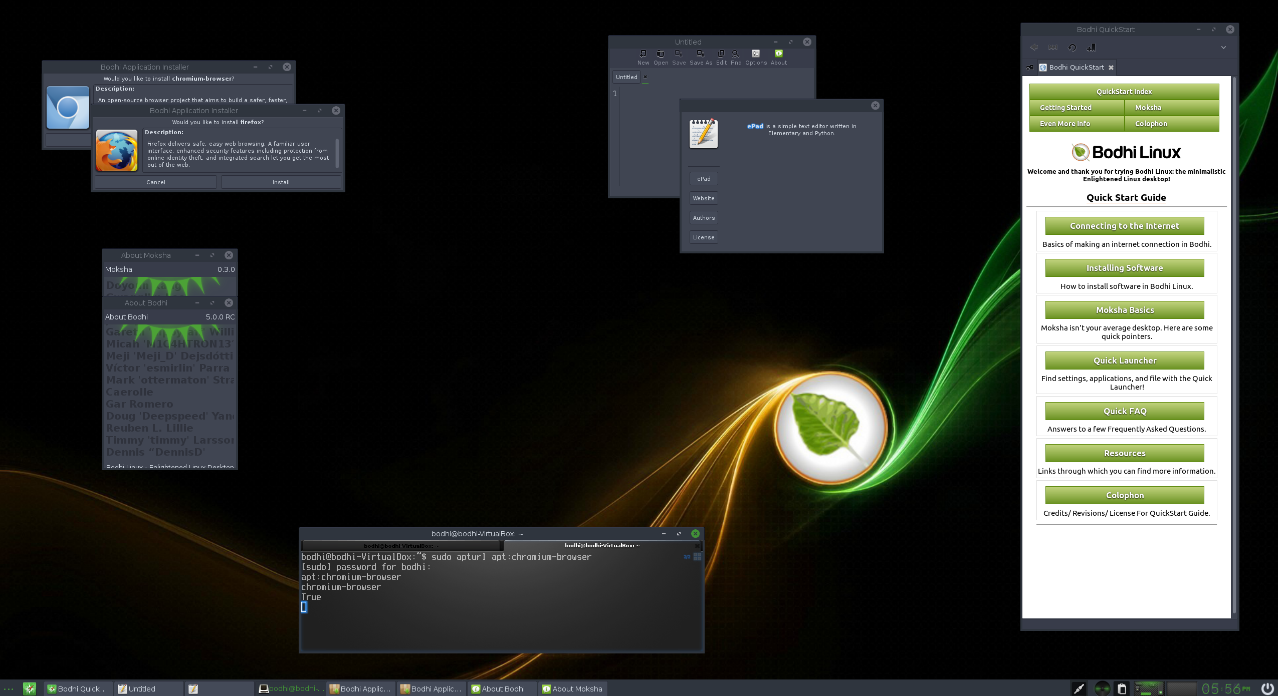 Bodhi Linux 5.1