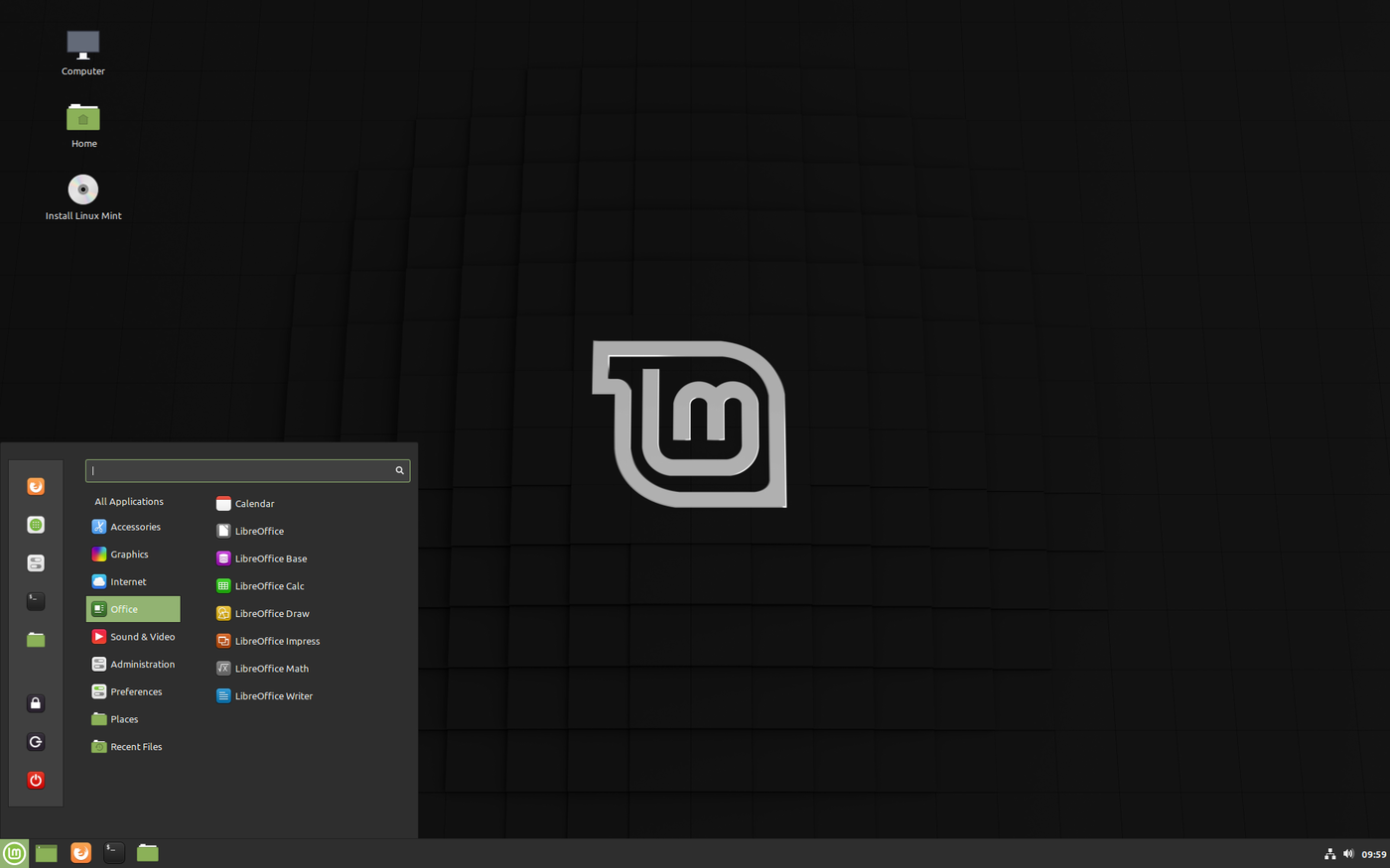 linux mint debian edition desktop