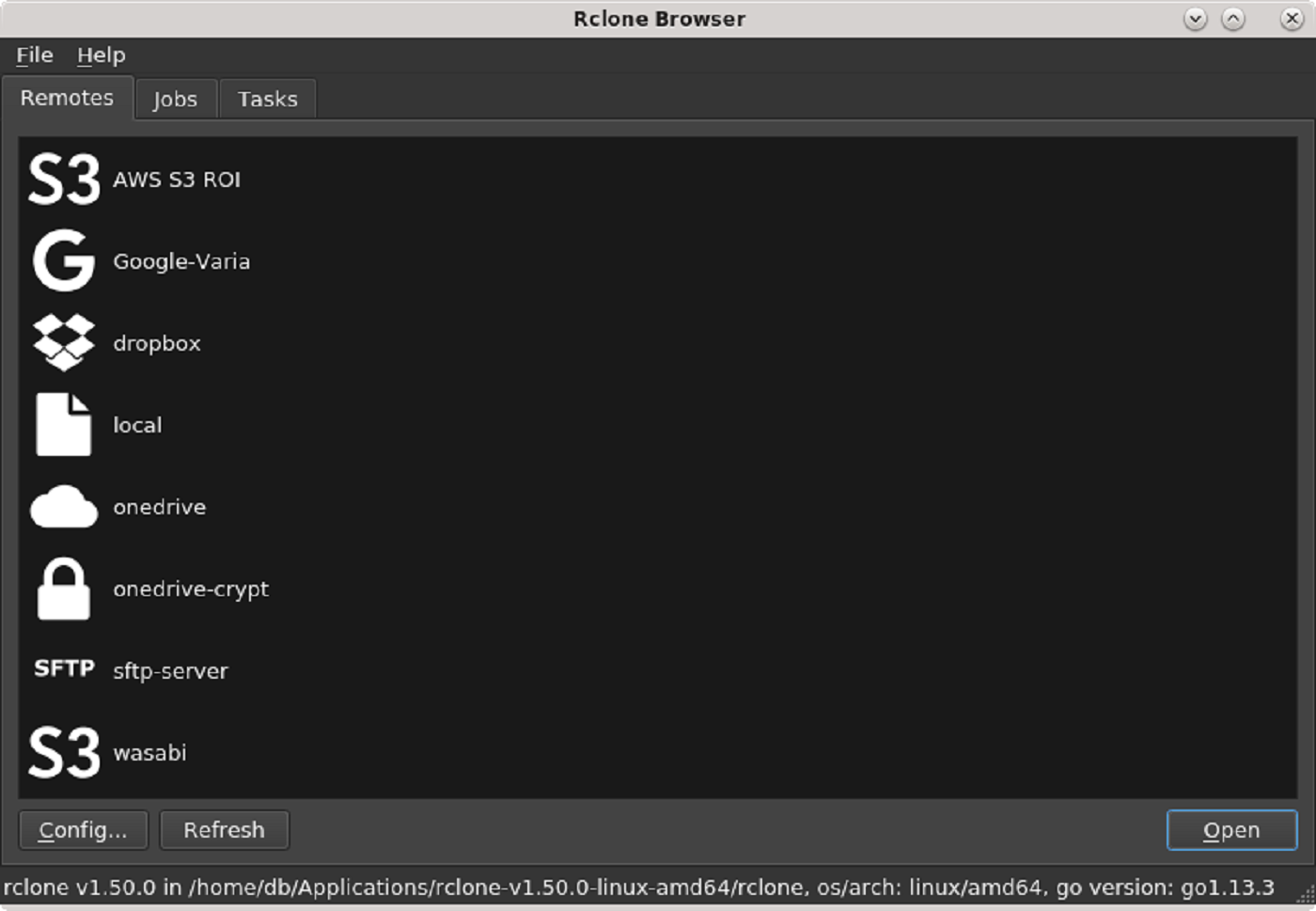 rclone browser