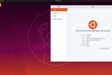 ubuntu 20.04 focal fossa