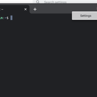 chrome os 83 linux terminal