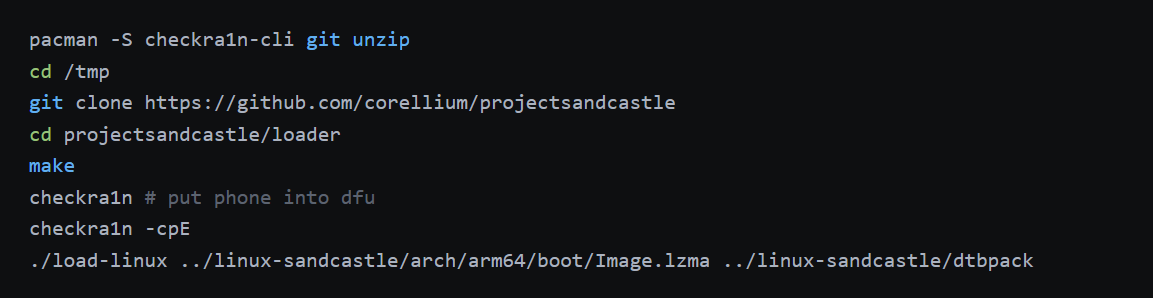 iphone 7 linux phone postmarketos hacker