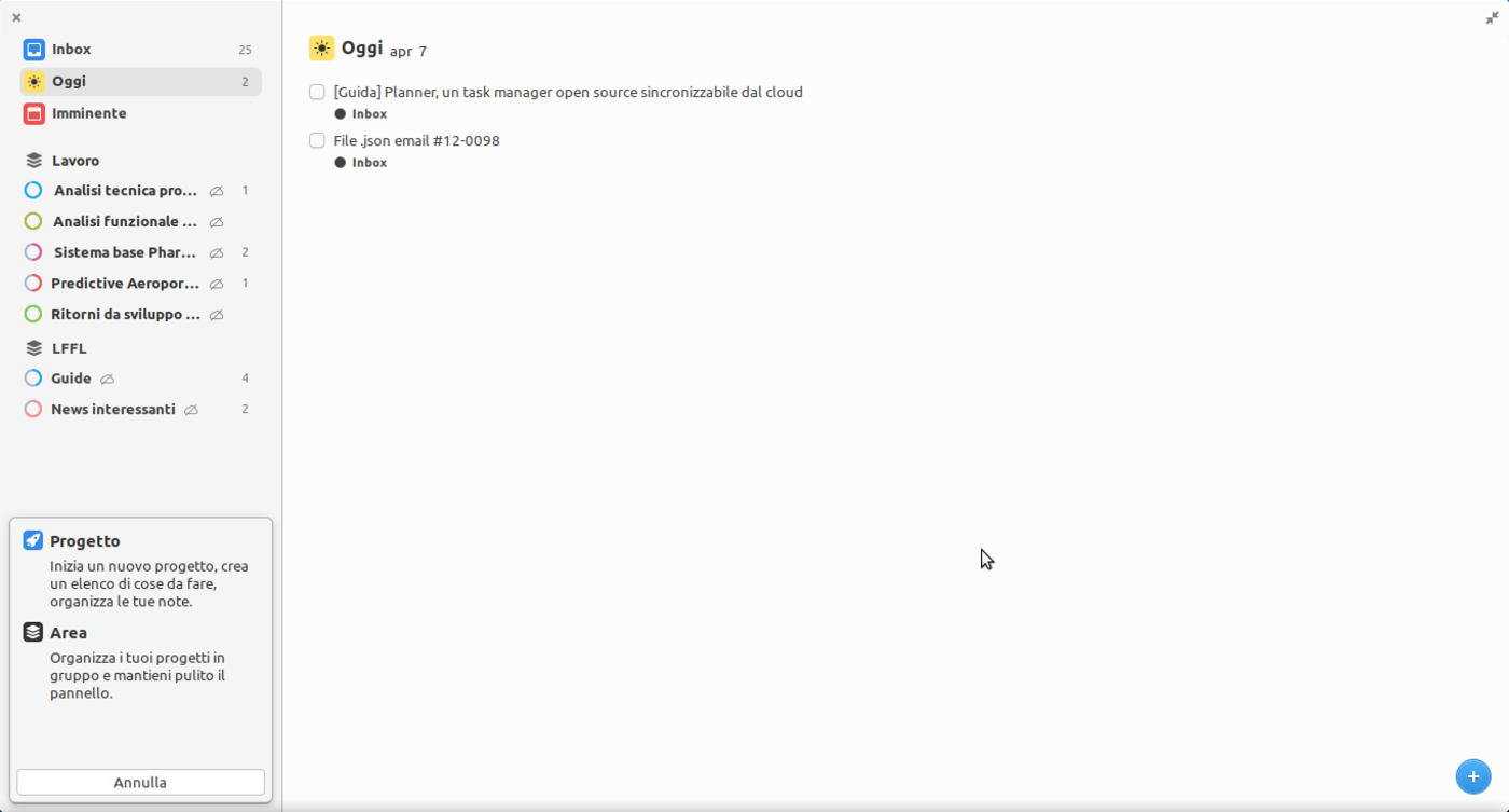Planner, un project manager Open Source per GNU/Linux Aggregatore GNU