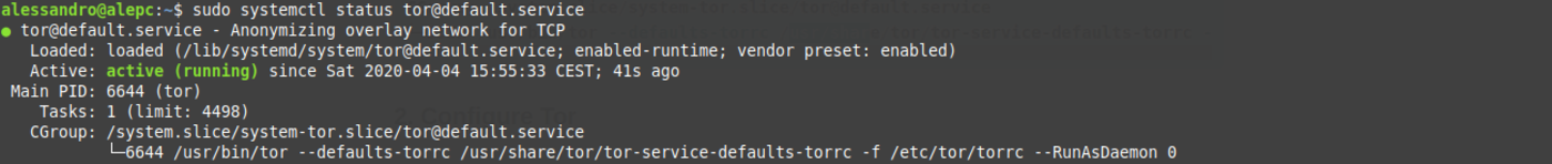 raspberry tor proxy service