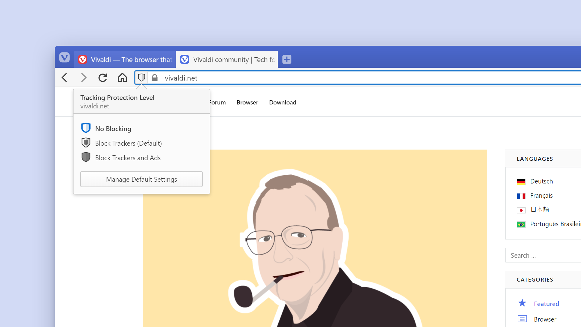vivaldi 3.0 anti-ads tracker