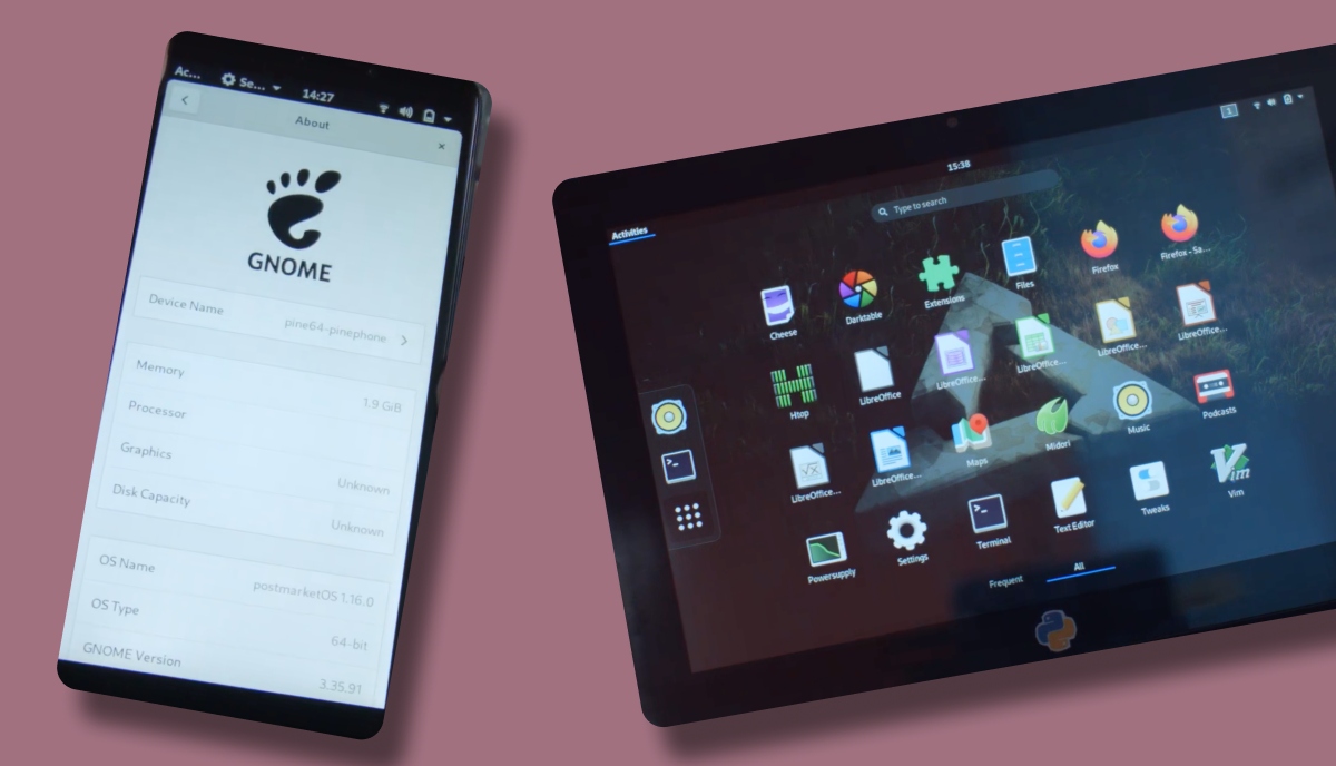 linux tablet pinetab