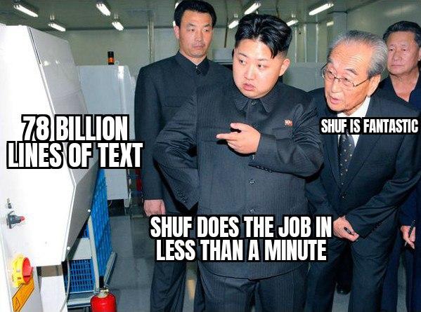 Linux, Shuf: il comando UNIX che sta facendo impazzire la rete 5 meme shuf 2