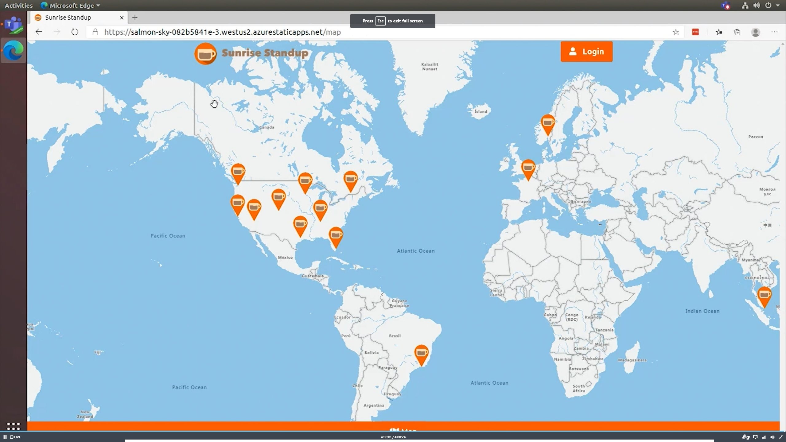 Microsoft Edge su Ubuntu