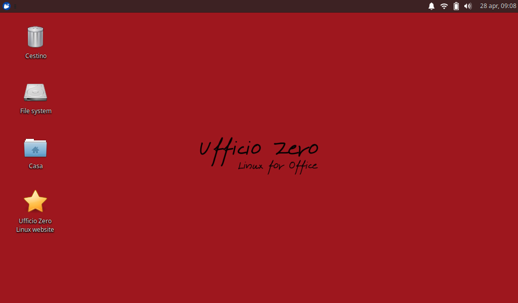 ufficio zero distro gnu linux