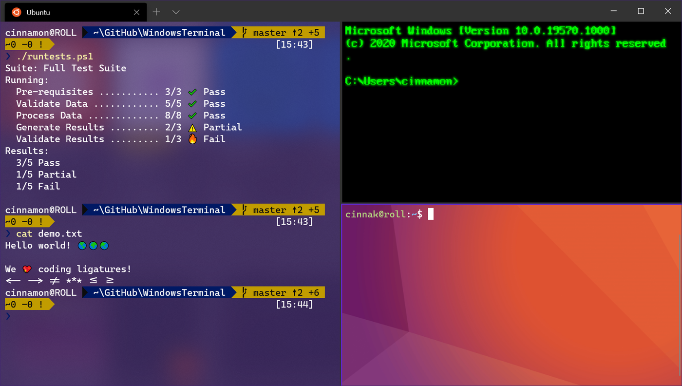 Windows Terminal 1.0