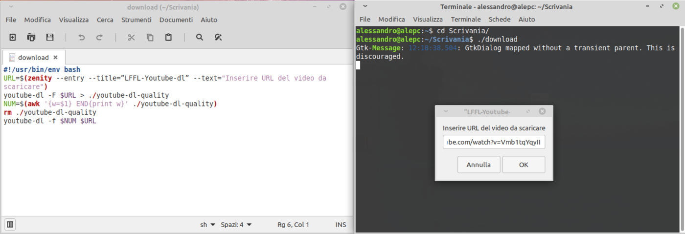 youtube dl open source script