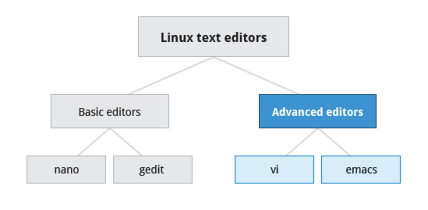 Linux text editor
