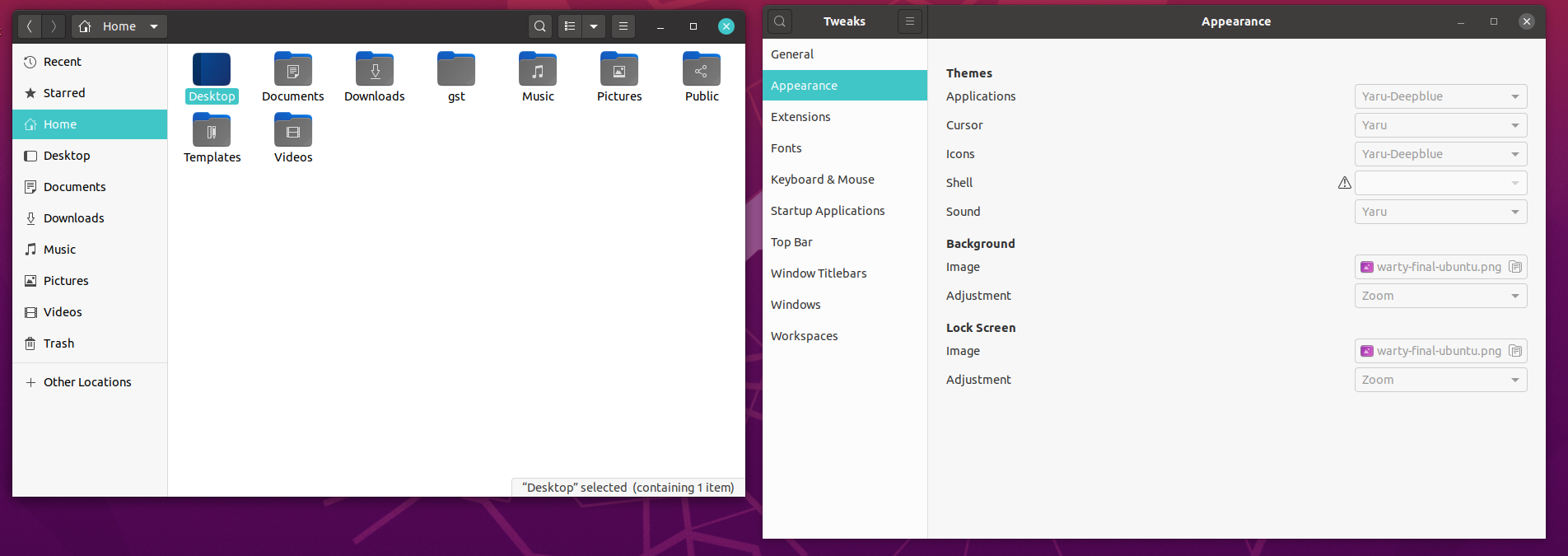 Deepblue su Ubuntu Focal Fossa
