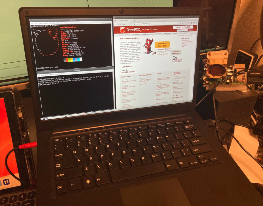 Nuovo Pinebook Pro (ARM): al via i pre-ordini, costa 199$ 2 freebsd pinebook pro
