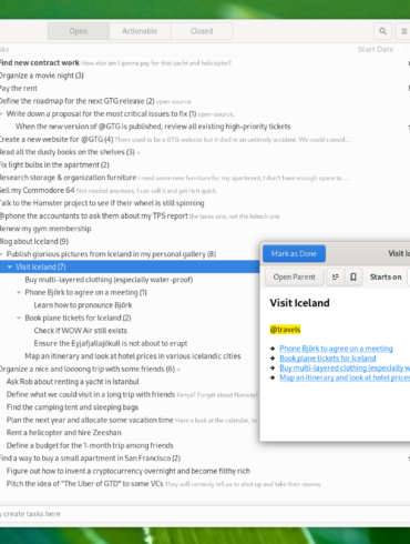 getting things gnome