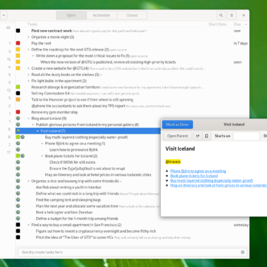 getting things gnome