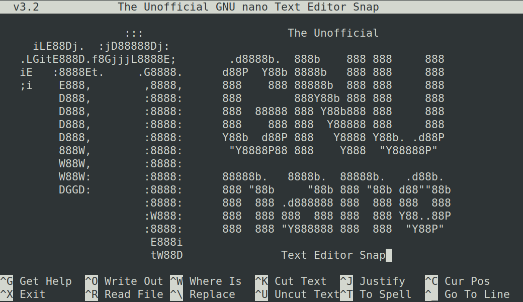 gnu nano 5.0