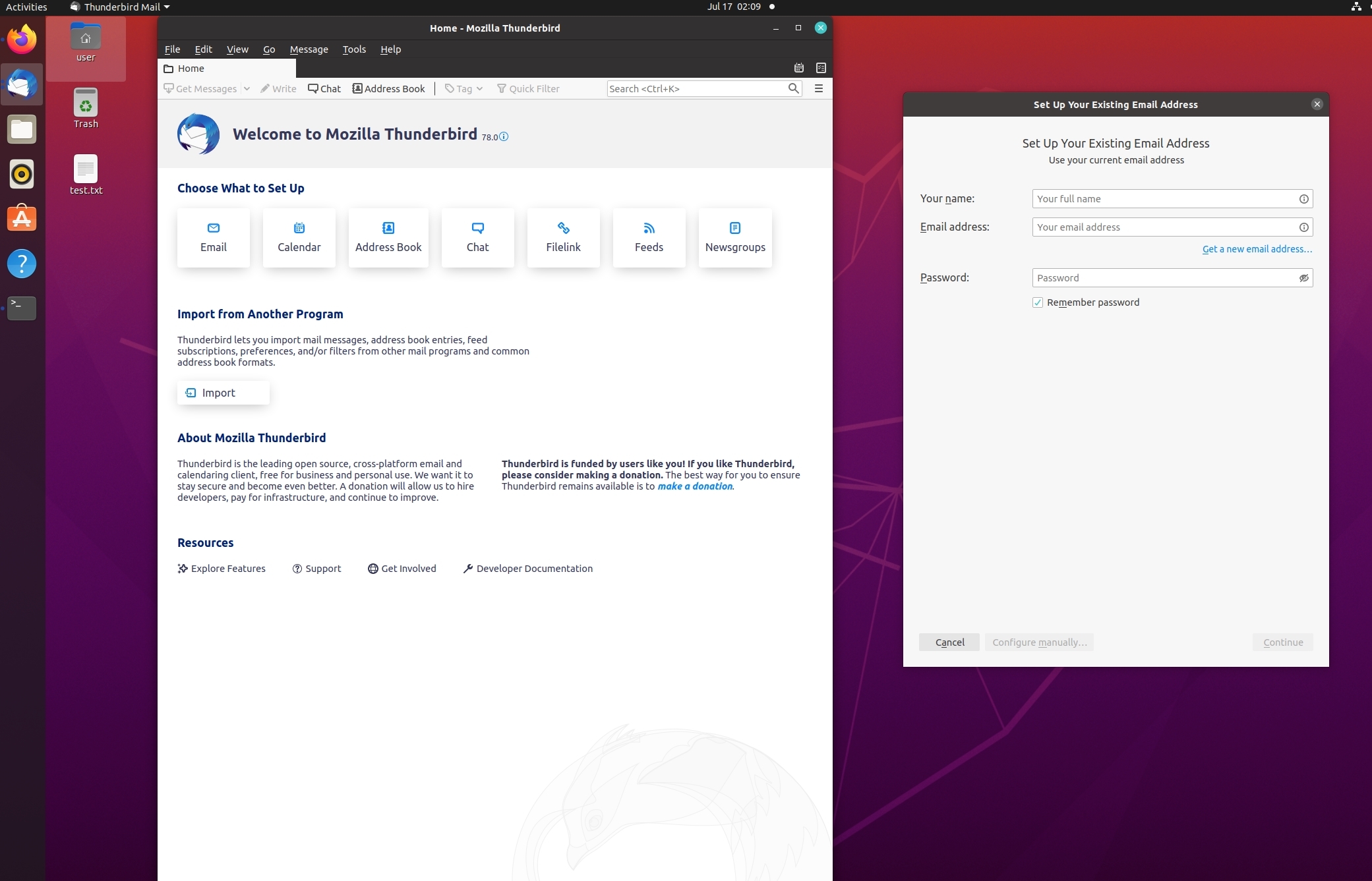 mozilla thunderbird 78