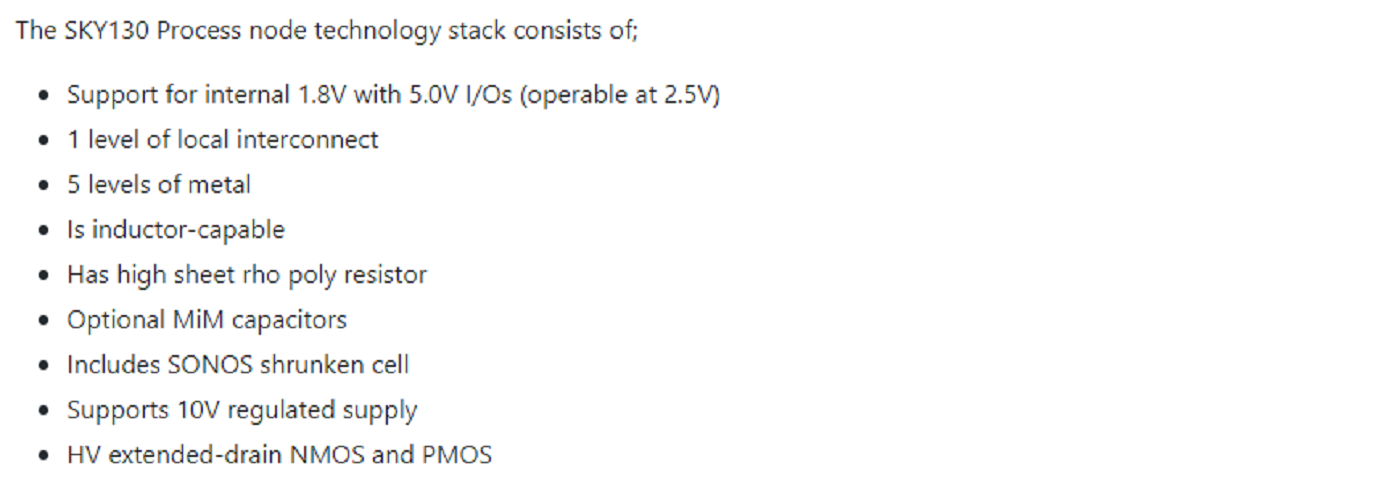 skywater pdk open source