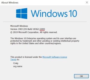 Windows 10 WSL 2 backport