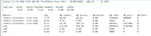 input output monitoring iostat iotop ionice sysadmin