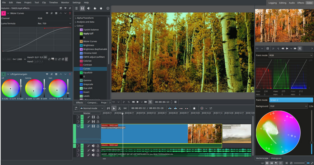 Ufficiale Kdenlive 20.08: nuovi layout, audio workflow e gestione cache