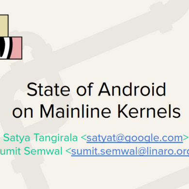 android linux aosp kernel