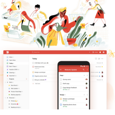 todoist to do list linux app