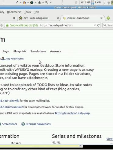 zim open source wiki editor