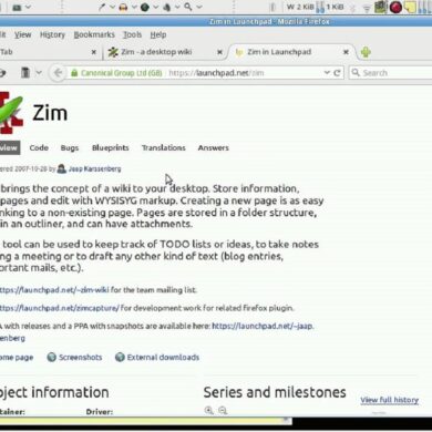 zim open source wiki editor