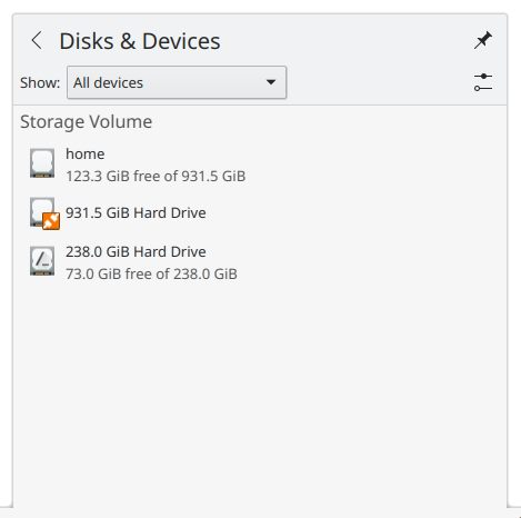 disks devices