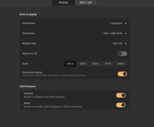 fractional scaling Pop!_OS 20.10