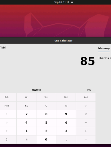 linux windows calcolatrice